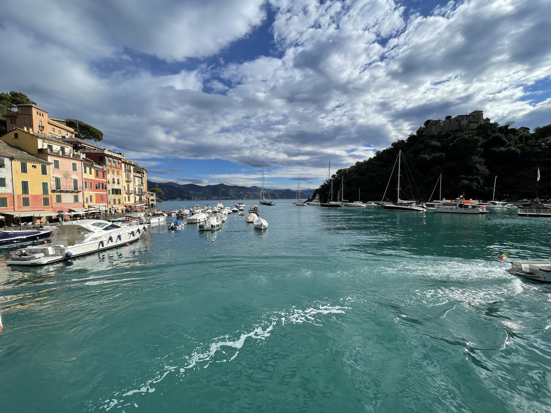 Tratto trekking a Portofino con vista mare